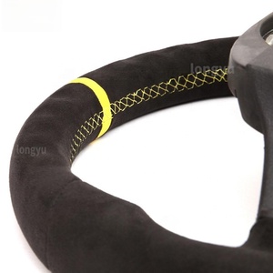 Volant Alcantara pour <span class=keywords><strong>BMW</strong></span> E12 E28 E34 E39 E60 E61 F10 F11 F07 G30 G31 G60 G61 E23 E32 <span class=keywords><strong>E38</strong></span> E65 E66 E67 E68 F01 F02 F03 F04 - Product Image 4