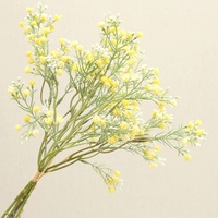 Bouquet de fleurs artificielles en soie Jade Horizon Lan Kwai Fong, bourgeons de chrysanthèmes, gypsophile, décoration d'Halloween pour la maison, salon