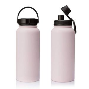 32oz 1L <b>Large</b> Capacity Stainless Steel Vacuum Insulated Water Bottle Cold Retention Space Pot Leakproof Portable Thermal Cup - Product Image 5