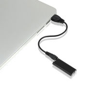 Enregistreur vocal numérique portable compact, format WAV, 192 kbps, mémoire flash USB, enregistrement vocal activé par la voix, mini enregistreur MP3