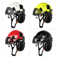 Ao Shen Casque de sécurité de type T 6 points de suspension Conception fendue ANSI Certifié CE Option de logo personnalisé pour Rock/Mountain