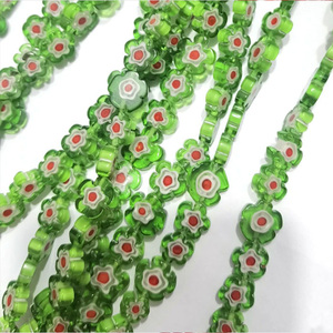 <span class=keywords><strong>Vetro</strong></span> <span class=keywords><strong>di</strong></span> lampwork millefiori <span class=keywords><strong>perline</strong></span>, perle <span class=keywords><strong>di</strong></span> <span class=keywords><strong>vetro</strong></span> <span class=keywords><strong>di</strong></span> <span class=keywords><strong>murano</strong></span> millefiori singolo a forma <span class=keywords><strong>di</strong></span> fiore - Product Image 3