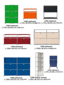 Muebles Modulares y Libero de USM <span class=keywords><strong>Haller</strong></span>: Elegantes Armarios, Aparadores y Almacenamiento de Cocina con Conectores Metálicos Duraderos - Product Image 3