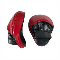 Mitaines de boxe incurvées pour l'entraînement |   Cible de frappe rembourrée en cuir pour entraînement de MMA, Kickboxing, Judo, Arts Martiaux, Muay Thai