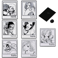 5 styles de badges en métal émaillé souple de haute qualité, motif Fille Blanche Élégante et Déesse Distante, pour fabricants en gros