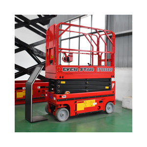 Điện Scissor Lift 4-18M trên không nền tảng 6M 8M 10m 12M 14m skylift di động nâng lên giàn giáo thủy lực Scissor Lift - Product Image 1