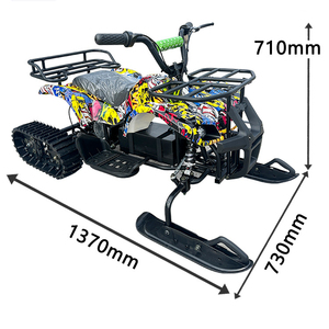 <span class=keywords><strong>Mini</strong></span> motoneige électrique 800W tout-terrain, buggy de plage tout-terrain, scooter de neige amortissant, 36V - Product Image 6