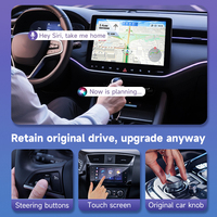 Adaptador KYERE KY-4129S con Cable CarPlay/Android Auto 2 en 1, Plug-and-Play, Convierte IOS 12+/Android 11+, Compatible con BMW F52 2019+, Portátil