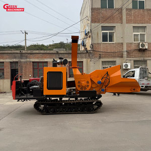 Trituradora de Madera Móvil China Engine Wood Crusher New Forest Green para Huertos, Trituradora de Ramas Grandes, Medianas y Pequeñas, Trituradora de Madera Malasia - Product Image 5