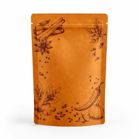 Sachets refermables personnalisés imprimés en héliogravure pour thé en poudre, thermoscellables, étanches, anti-odeur, anti-humidité, qualité alimentaire, en PE autoportant