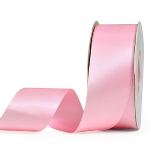 Cinta de Raso Rosa de 38 mm (1.5 Pulgadas) de Gordon Stock, Rollo de Papel de 50 Yardas, Doble Cara, para Regalo - Product Image 2