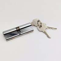 Cylindre de serrure de porte en laiton à double ouverture de 90 mm de haute qualité, avec 3 clés normales en laiton, pour ensemble de serrures de porte – Vente directe usine