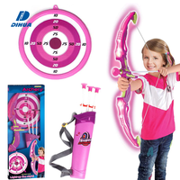 Jeu de tir à l'arc pour enfants avec ventouse, flèches et cible lumineuse, jouet sportif sûr