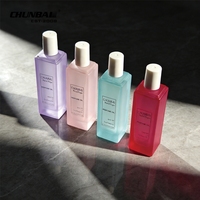 Flacon de parfum à bille personnalisé coloré, carré ou rectangulaire, 8 ml, 10 ml, 6 ml, 5 ml, avec applicateur à bille
