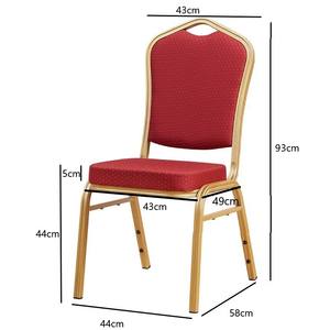 Trung Quốc Nhà sản xuất giá rẻ khách sạn tiệc ghế Stackable vải đệm ghế bên cho trang trí nội thất và đám cưới ghế tiệc để bán - Product Image 1