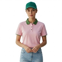 Polo en coton à manches courtes pour homme, personnalisé avec logo en relief, uniforme de serveur pour restaurant, café et salon de thé, avec poche