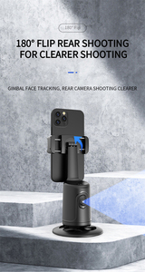 Stabilisateur de cardan à rotation 360 pour téléphone portable AI suivant le <span class=keywords><strong>suivi</strong></span> du visage cardan de bureau PTZ pour Tiktok Smartphone Live P01 <span class=keywords><strong>Pro</strong></span> - Product Image 5