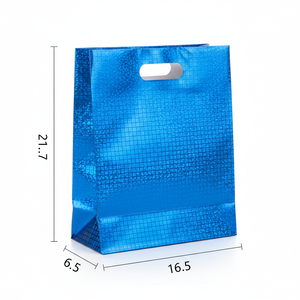 72ชิ้น/CS 16.5 "X21.7" X6.5 "อุปกรณ์ปาร์ตี้ถุงของขวัญโฮโลแกรม - Product Image 2