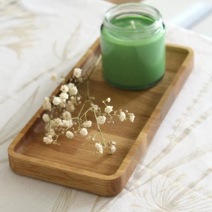 Juego de 3 platos rectangulares de madera natural para servir cocina, comedor y tableros de exhibición, exhibición de arte de pared - Product Image 1