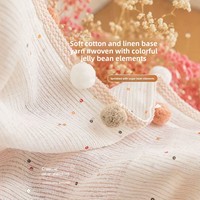Rideaux Translucides en Tulle à Paillettes Colorées pour Chambre d'Enfant avec Contrôle de la Lumière