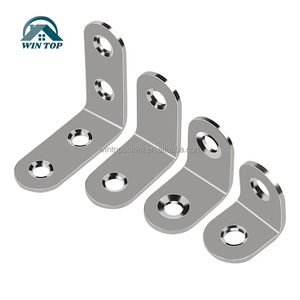 Support d'angle en acier inoxydable Win Top L Bracket, équerres à 90 degrés pour étagères en bois, chaises, tables, commodes - Product Image 5