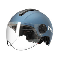 Casque de moto de course avec visière, protection personnelle, casque de moto demi-face pour la montagne