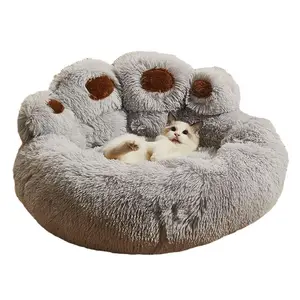 Fournitures pour animaux de compagnie chien cage coussin chaud chien chenil chat chenil universel lavable en peluche lit meubles