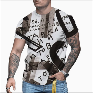 No Inventory Risk Custom Casual Jersey Fabric <strong>T</strong>-<strong>Shirts</strong> | Screen Printed Pattern Breathable Quick Dry for Shopify <strong>Etsy</strong> Sellers - Product Image 1