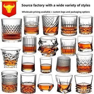 Juego <span class=keywords><strong>de</strong></span> Vasos <span class=keywords><strong>de</strong></span> Whisky con Grabado en Relieve, Estilo Moderno, Patrón Geométrico, para Bar/KTV, Uso Doméstico, Vasos para Licores, Jarras <span class=keywords><strong>de</strong></span> Cerveza, China - Product Image 4