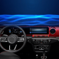 Foforfor Double écran 12,3'' pour Jeep Wrangler 2018-2023 CarPlay Android 15 Autoradio Stéréo Tableau de bord avec GPS USB DSP OEM