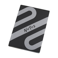 Carnet de notes A5 personnalisé pour bureau, couverture en similicuir, reliure sans fil, pages intérieures épaissies, esthétique haut de gamme, pour entreprise