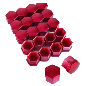 Capuchon de protection rouge 17 mm pour <span class=keywords><strong>écrou</strong></span> de roue de voiture - Product Image 1