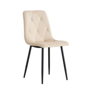 Sedia da pranzo in velluto <span class=keywords><strong>Nubuk</strong></span> con schienale superiore minimalista resistente superficie personalizzata di alta qualità per ristoranti di Home Office - Product Image 1