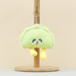 Commercio all'ingrosso carino Mini gnocco di simulazione ciondolo di peluche portachiavi morbido personalizzato animale imbottito fodera in Nylon per regalo di promozione - Product Image 5