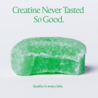 Gummies de créatine à marque privée OEM, saveur pomme verte acidulée, créatine monohydrate, complément alimentaire sportif