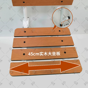 Tabouret de salle de bain pliable en acier inoxydable HPL, siège de douche mural pour personnes âgées, 51x51x20cm - Product Image 4