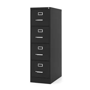 Modern Design Office Furniture Storage Cabinet 4 Gavetas Fireproof Arquivo Vertical para Carta e Tamanho Legal