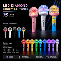 Palo de luz LED modelo 3D personalizado para fiestas 512 DMX Control remoto Glow Stick Concert Must-Have acrílico patrón insertar plástico