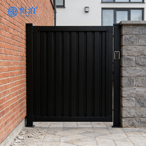 Nouvelle Conception Portail d'Entrée de Villa en Alliage d'Aluminium, Petite Porte de Jardin, Portail de Sécurité pour Cour Latérale, Petit Portail Battant - Product Image 6