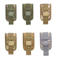 Sac banane militaire tactique à 7 couleurs, Camouflage Portable pour téléphone, ceinture, accessoire de poche suspendu EDC, 1 pièce