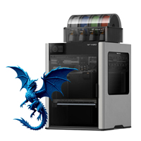 Nouvelle imprimante 3D FDM multicolore à double buse X2D Combo, automatique, haute résolution, vitesse d'impression rapide 500 mm/s, bureau, fermée, PLA