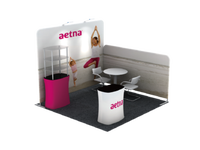 Fabricant Fournisseur Salon commercial Présentoir pop-up Stand de bannière Stand d'exposition Graphiques complets au prix le moins cher