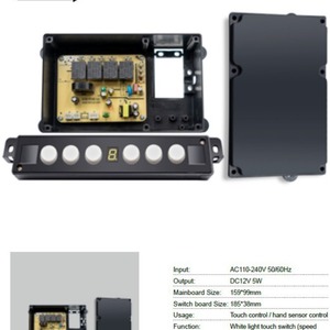 Panel de Control Táctil CKD de 159x99mm con Sensor de Movimiento para Campana Extractora, Módulo de Interruptor Electrónico - Product Image 1