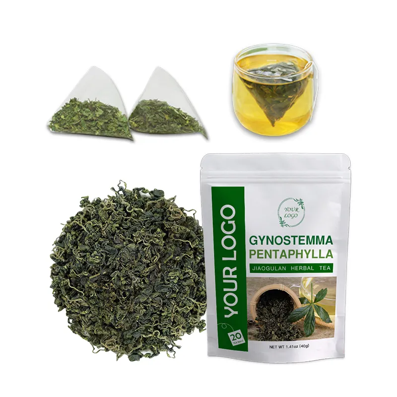Chá de jiaogulan orgânico guynofbma, pentapíllum de ervas naturais 100%