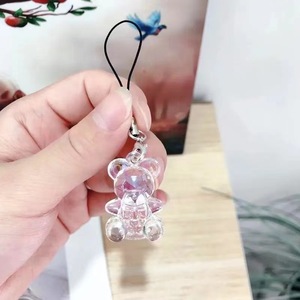 1pc Cute Cartoon Anime <strong>Bear</strong> Crystal Mobile <strong>Phone</strong> Chain Fashion Bag <strong>Charms</strong> Lovely <strong>Phone</strong> Strap Keychain Decoration <strong>Phone</strong> Lanyard - Product Image 5