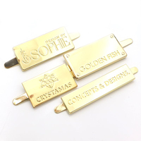 Accessoires pour sacs : Plaque nominative personnalisée en métal, étiquette logo durable en alliage de zinc, plaque de nom en métal, étiquette de sac avec logo en relief