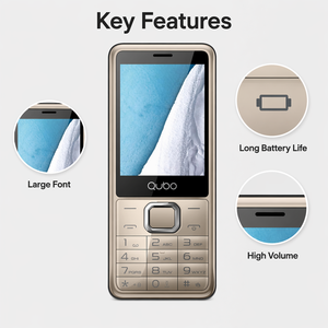 Téléphone portable <span class=keywords><strong>pour</strong></span> seniors très fin, grande autonomie, Linux, meilleure qualité sonore, double SIM, allemand, espagnol, écran 2,8 pouces, radio FM - Product Image 2