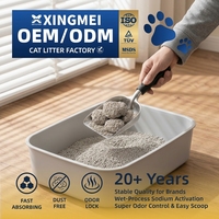 Lettiera per Gatti a Forma di Sfera Personalizzata OEM ODM con Etichetta Privata - Litiere Pour Chat 99,9% Senza Polvere, Forte Agglomerazione, Argilla Naturale di Sodio