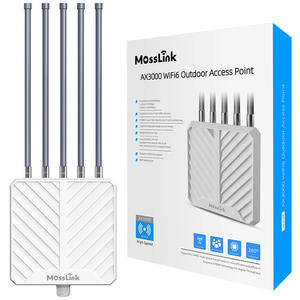 Mosslink новейший APM6-AX3000 WiFi6 уличный маршрутизатор/ретранслятор/AP 5 г, расширитель для наружного <span class=keywords><strong>WiFi</strong></span> сетки с защитой от атмосферных воздействий IP67 - Product Image 1
