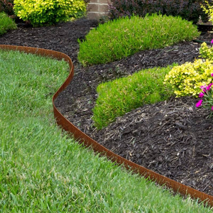 Corten Steel Rusted Metal Raised Garden Landscape <b>Edging</b> - Product Image 5